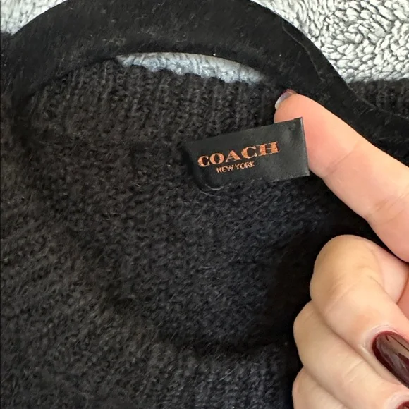 Coach Skull Intarsia Mohair Sweater - Picture 5 of 13
